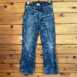 Citizens of Humanity Estella high rise Ankle Jeans Floral Size 24